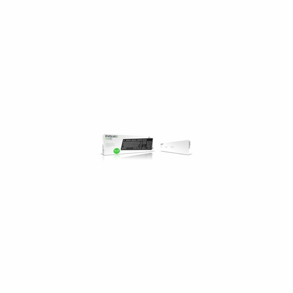 EVOLVEO Klávesnice K1010, Tichá, Drátová USB, Podsvícení,...