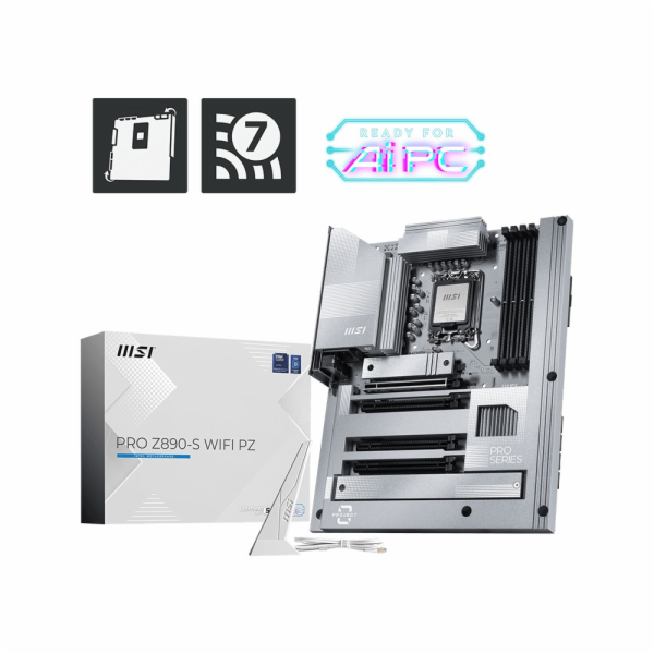MSI PRO Z890-S WIFI PZ (weiß/silber)