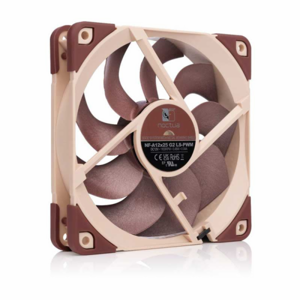 Noctua NF-A12x25 G2 LS-PWM (braun/beige, PWM-Anschluss, 1...