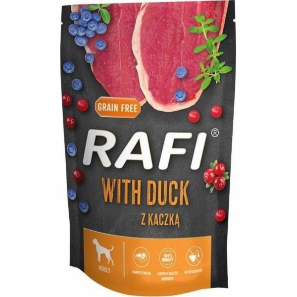 DOLINA NOTECI Rafi with duck - vlhké krmivo pro psy - 500g