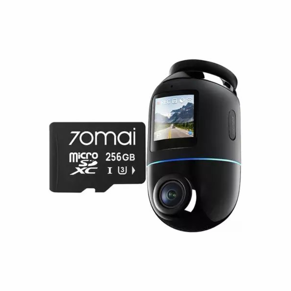 70mai Cam X800 4K černá + karta SD 256GB