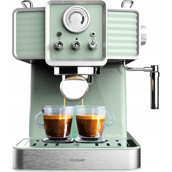 Cecotec Power Espresso 20 Tradizionale  (hellgrün, 20 bar)