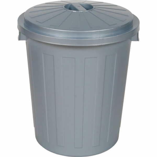 ok Odpadkový koš Supermax 50L stříbrný