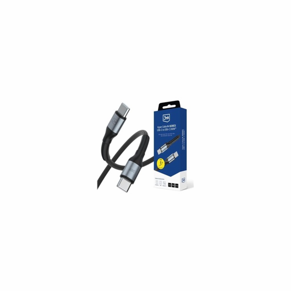 3mk kabel Hyper Cable N-SERIES C to C 2m 48V/5A 240W Black