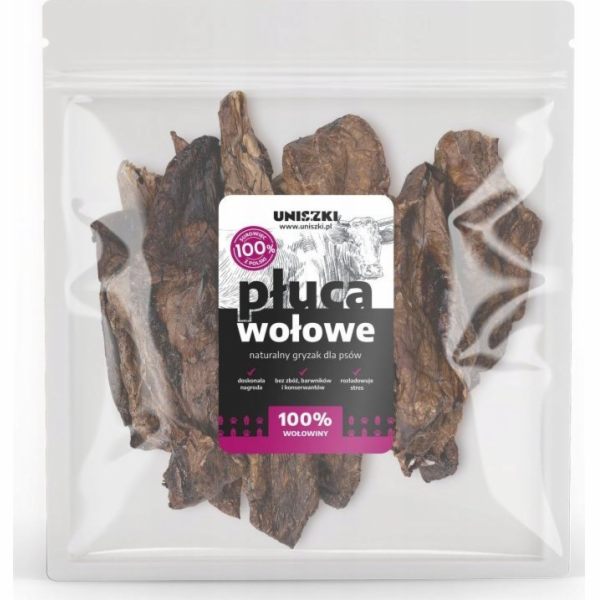 UNISZKI Hovězí plíce - pamlsek pro psa - 500 g