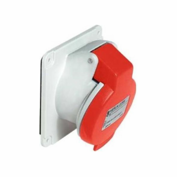 Schneider pevná zásuvka 5P 32A 400V červená IP44 (PKF32F435)