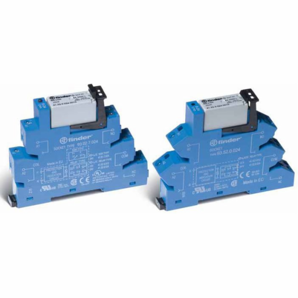 Finder Reléový vazební modul 2P 8A 24V DC 14mm AgNi konta...