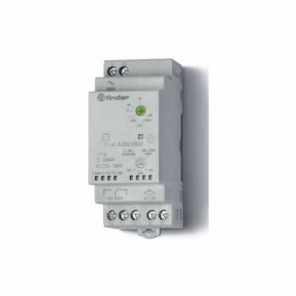 Finder Soumrakový spínač 1P 16A 230V AC 35mm IP20 externí...