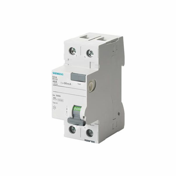 Siemens Proudový chránič 2P 16A 0,03A typ AC (5SV4311-0)