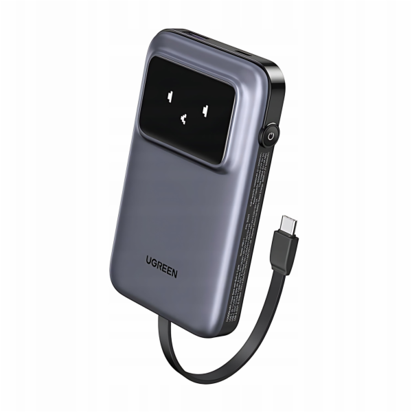 Ugreen Powerbanka Uno PB511 10000mAh, 30W, vestavěný kabe...