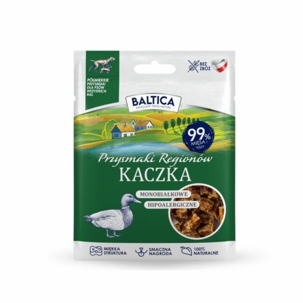 BALTICA Przysmaki regionów Mono Duck - pamlsek pro psa - 30g