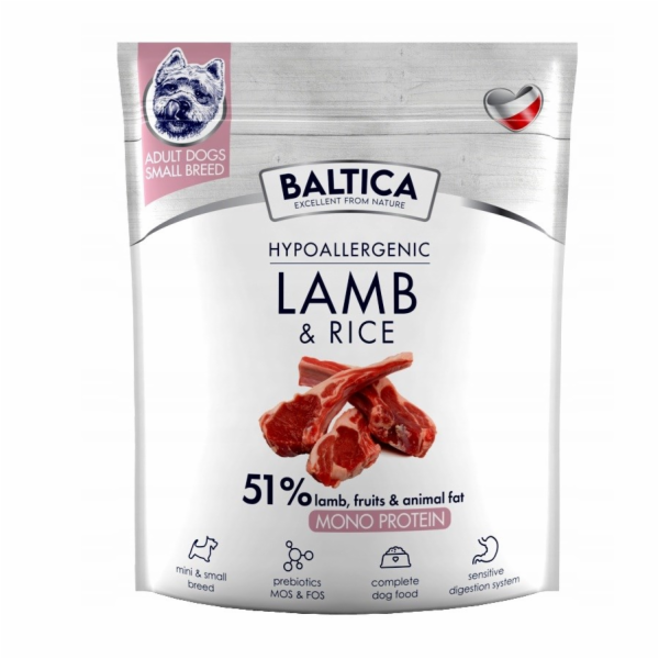 BALTICA Nutraceutic Hypoallergenic S Lamb with rice - suc...