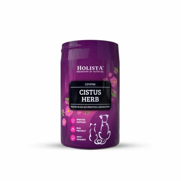 HOLISTA Cistus herb - doplňky stravy pro psy a kočky - 100g