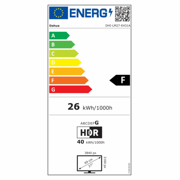 Dahua DHI-LM27-E431A - LED monitor - hraní her - 27" - 38...