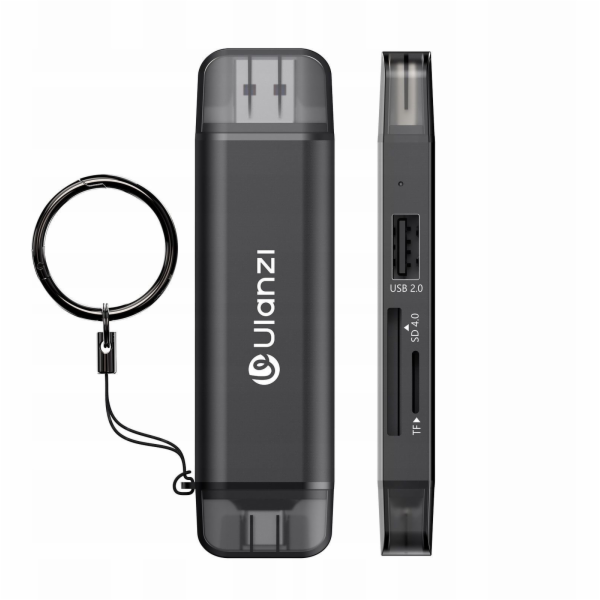 Ulanzi Čtečka paměťových karet CR3 3v1 SD/MicroSD/USB pro...