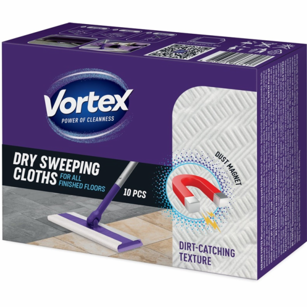 VORTEX Mopy na suché podlahy 10 ks