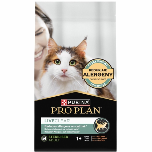 PURINA Pro Plan LiveClear Sterilised Rich in salmon - suc...