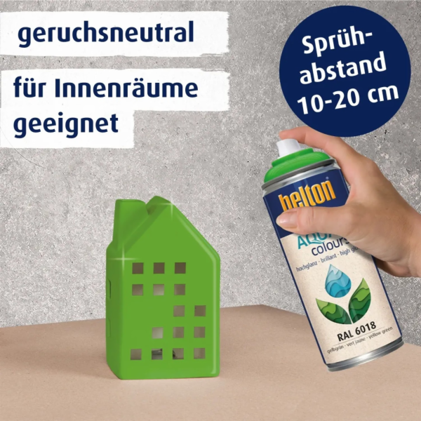 Barevná barva Belton Free AQUAcolours RAL 6018 žlutozelen...