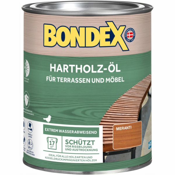Bondex Olej na tvrdé dřevo Universal Meranti 750 ml