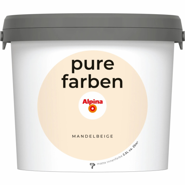 Alpina barva na zeď Pure Colors mandlová béžová 2,5 l