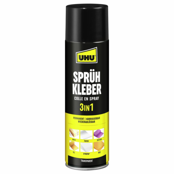 Uhu 3v1 lepidlo ve spreji 500 ml