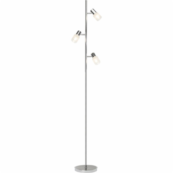 Brilantní LED stojací lampa Lea se 3 žárovkami, železo a ...