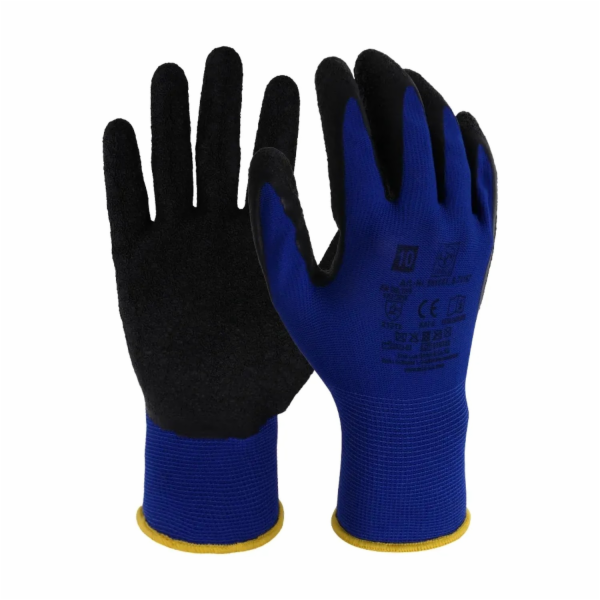 Pracovní latexové rukavice LUX-TOOLS velikost 10 modré