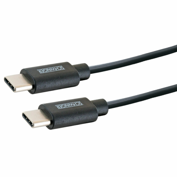 Synchronizační a nabíjecí kabel Schwaiger® typu USB C, če...