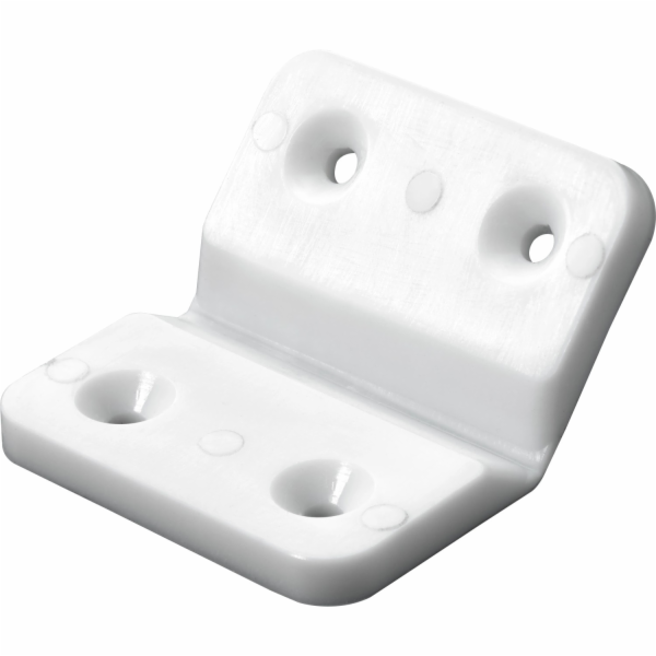 Rohová spojka Hettich 40 mm x 50 mm plastová bílá 1 kus
