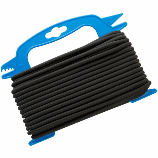 Pletené gumové lano Conacord, průměr 4 mm x 20 m, černé