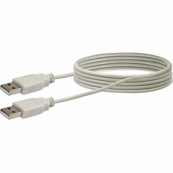 Schwaiger USB 2.0 propojovací kabel 1,5 m světle šedý