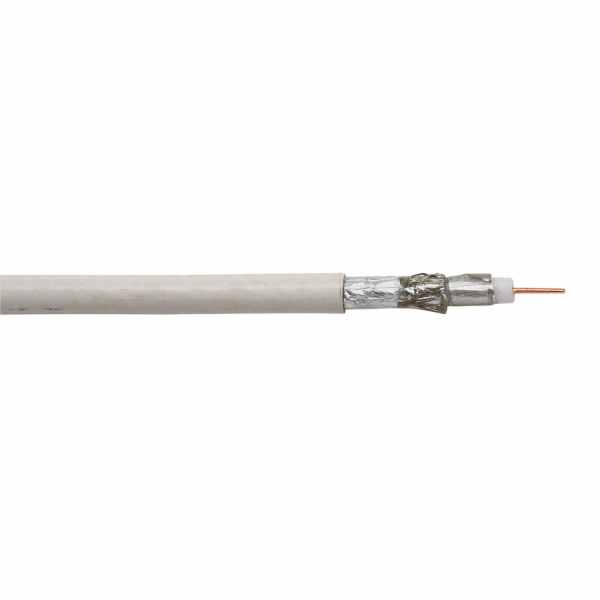 Koaxiální kabel 4-S 120 dB bílý, prodává se na metráž