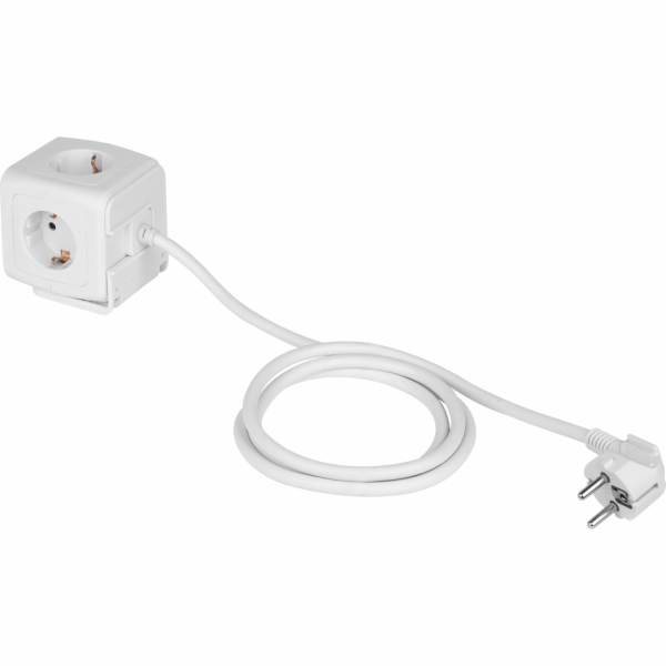 4cestný napájecí adaptér se 2 USB porty