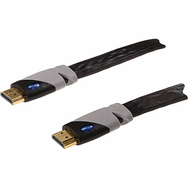 Schwaiger Vysokorychlostní plochý HDMI kabel s Ethernetem...
