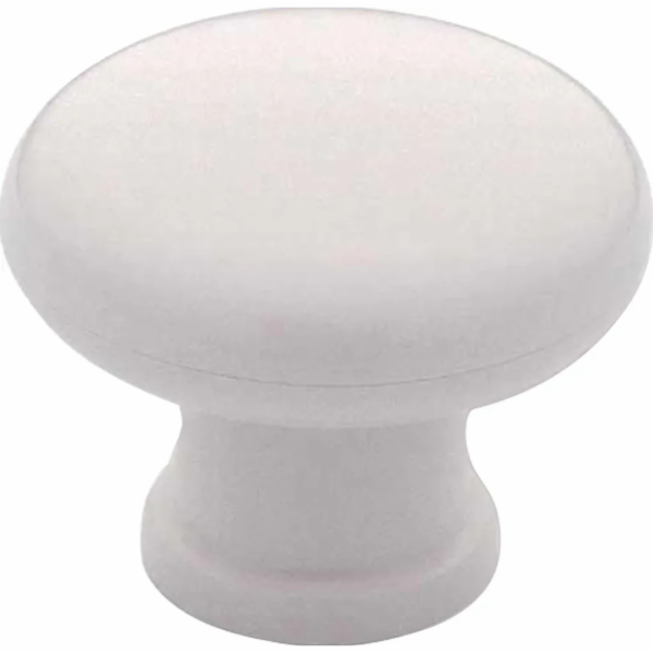 Knoflík 0385, plast bílý