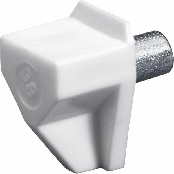 Hettich Safety O 5 mm bílé plastové podpěry polic, 20 kusů