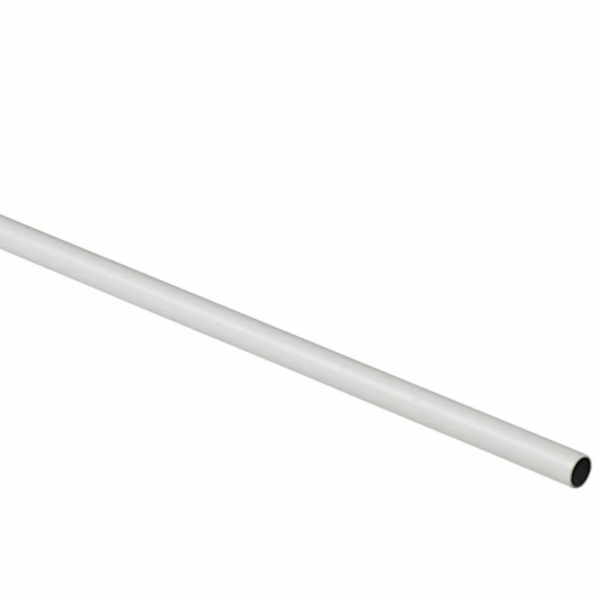 Kulatá šatní tyč Hettich O 20 mm x 600 mm ocel bílá