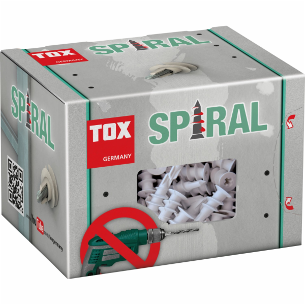 Sádrokartonové kotvy Tox spirálové 32 50 kusů