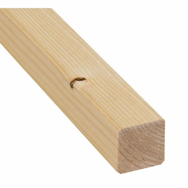 Rámové dřevo smrk/jedle, hoblované a zkosené, 54 mm x 54 ...