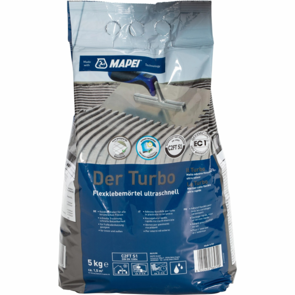 Mapei Turbo Flexmörtel schnell C2FT S1 5 kg