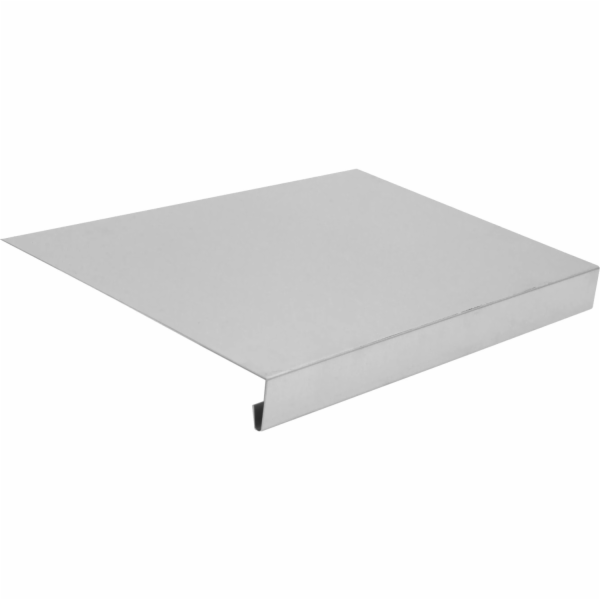 Okapnice řezaná na míru, přírodní hliník, 250 mm x 1000 mm