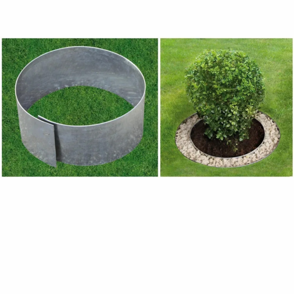 Obrubník trávníku Bellissa, kruhový, pozinkovaný, O 30 cm