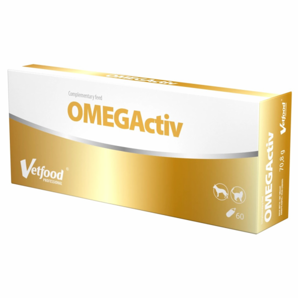 VETFOOD Omega Activ - doplňky stravy pro psy a kočky - 60ks