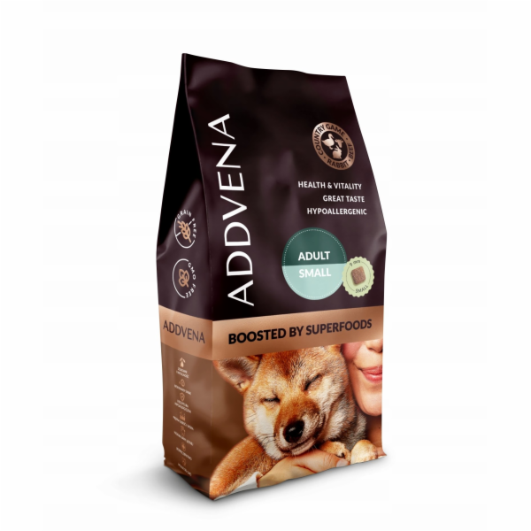 ADDVENA Boosted by superfoods Adult Small Beef - suché kr...