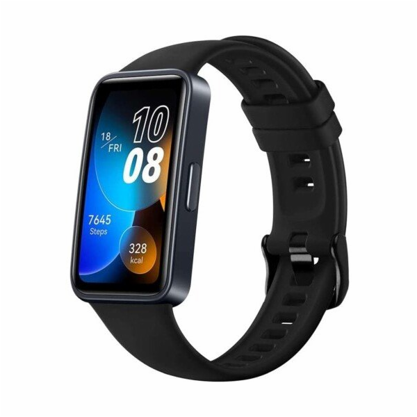 Fixed Silikonový řemínek pro Huawei Band 8/9/10, černý