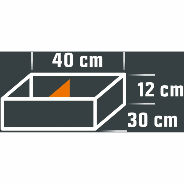 Eurobox-System Dělicí příčka systému Eurobox, bílá, 25,7 ...