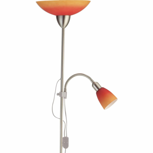 Sonstige Stojací lampa Pienza se čtecím světlem, nikl čer...