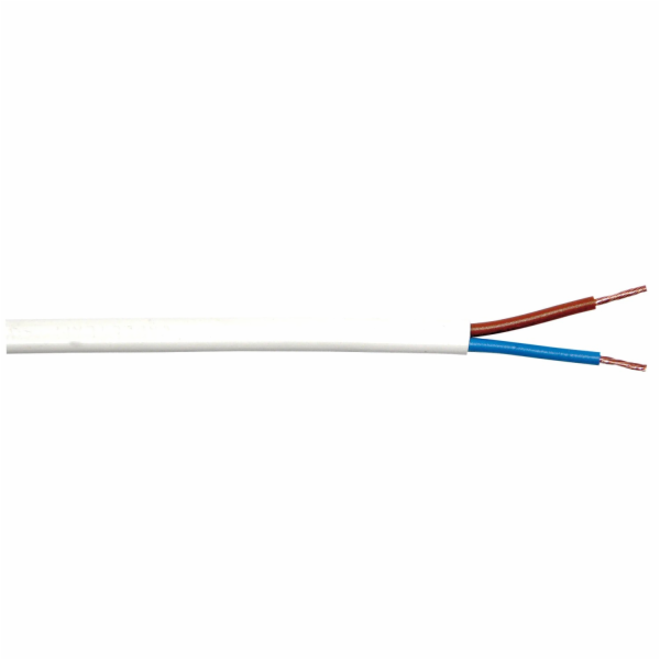 Sonstige Hadicový kabel H03VV-F 2 x 0,75 bílý, prodává se...
