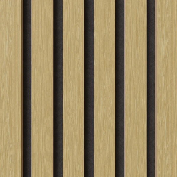 Denpanels Akustický obklad stěny z dubového MDF přírodníh...