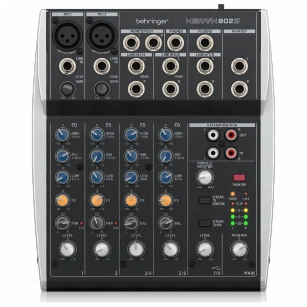 Behringer XENYX 502S - analogový směšovač zvuku